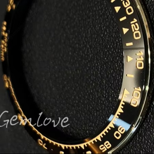 Lunette diamantée RLX 116300/126333 Princess Cut/VVS Lab Grown Étanche 38mm-41mm Finition Noir ou Or Jaune - Product Image 5