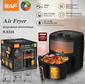 Multifunction 6L air Fryer Oven Fryer Oil Free Electric Deep Digital Air Fryers With Visible Window - Product Image 6