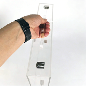 Boîte de rangement multi-usages en acrylique transparent de 4 mm d'épaisseur, lavable, <span class=keywords><strong>pour</strong></span> bijoux, outils, fournitures de bureau, animaux de compagnie et bricolage - Product Image 3
