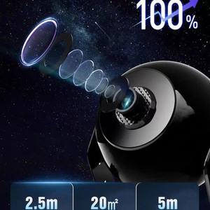 Projecteur de ciel étoilé dynamique 3D à commande vocale intelligente, lumière d'ambiance lunaire pour enfants, lampe de table pour chambre à coucher et salon - Product Image 2