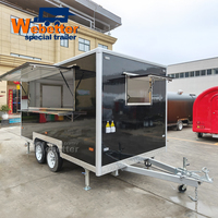 Webetter Carritos Foodtruck Concession Trailer Taco Truck Mobile Restaurant Churros Cart BBQ Pizza Food Trailer Entièrement équipé