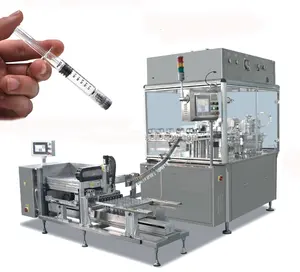 Automatic Equipment Production Disposable Glass Syringe/Plastic Sterile Syringe Filling Sealing Machine