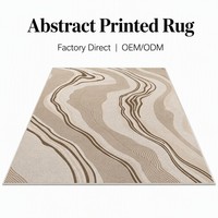 Meistverkaufter Fluid-Art-Teppich Moderner Abstrakter Wellenlinien-Teppich Großer Neutraler Sandfarbener Teppich für Luxus-Apartment Wohnzimmer