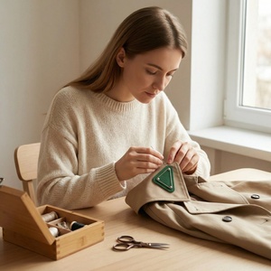 ป้ายโลโก้โลหะแบบหล่อขึ้นรูปสำหรับกระเป๋าผ้า ขายส่ง - Product Image 3