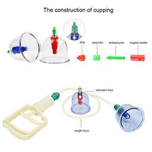 Traditionelle chinesische medizinische Geräte Hijama Schröpfen Tasse ABC Marke Schröpfen Tasse Set - Product Image 4