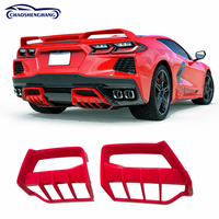 Diffuseur arrière ABS pour Chevrolet Corvette C8 2020, garniture de pare-chocs arrière, style extérieur