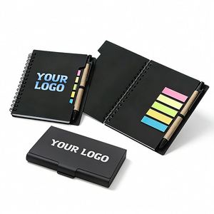Libretas Personalizadas al por Mayor con Logotipo, Cubierta de Papel Kraft, Libretas Espiraladas, Regalo Promocional Empresarial, Libretas Pequeñas con Bolígrafo - Product Image 1