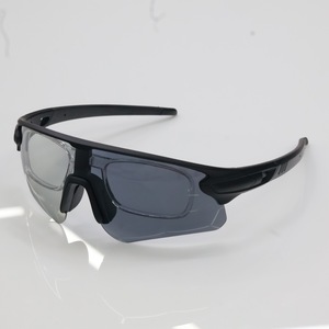 Lunettes de soleil sport KJ-1083P à verres photochromiques, monture noire, protection UV400, pour hommes, cyclisme en extérieur - Product Image 4