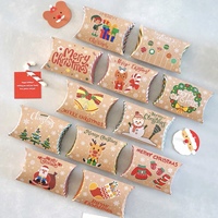 Boîtes à bonbons de Noël très demandées, nouvellement développées, en papier, pour cadeaux et friandises, avec finition mate et doublure en éponge, pour lunettes