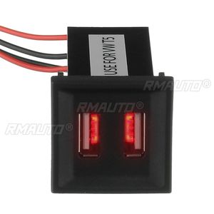 Interruptor de Tablero con Doble Puerto USB, Cargador de Teléfono, Adaptador, Inversor de Corriente para Volkswagen VW T5 Transporter 2003-2009 - Product Image 3