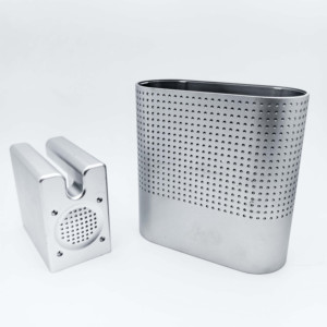 إكسسوارات هيكل مكبر صوت الصفائح المعدنية المخصصة ، الفولاذ المقاوم للصدأ ، النحاس ، خدمات معالجة المعادن والقطع بالليزر وختم المعادن - Product Image 2