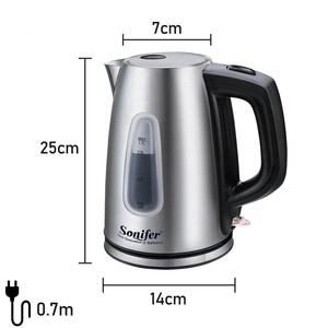 Sonifer – bouilloire électrique en acier inoxydable, avec filtre à eau de 1,7 l, avec base chauffante, vente en gros, SF-2037 - Product Image 5