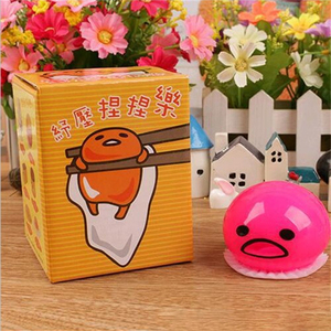 Novelty Stress Relief <b>Squeeze</b> Toys Vomiting Egg Yolk Puking Vomit Egg Stress <b>Ball</b> Toy with Yellow Goop - Product Image 3