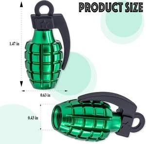 Molinillo de tabaco de nuevo estilo personalizado, molinillo de hierbas con forma de Granada de aleación de Zinc de 52mm - Product Image 2