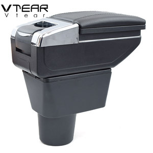 Vtear Elegante Bracciolo Anteriore per Auto in ABS e Pelle PU con Vano Portaoggetti e Portabicchieri, <span class=keywords><strong>Accessori</strong></span> Interni per Renault <span class=keywords><strong>Dacia</strong></span> <span class=keywords><strong>Duster</strong></span> 2010-2022 - Product Image 4