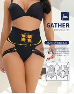 Entrenador de cintura para Realce de glúteos, ropa moldeadora de cuerpo, Fajas Colombianas, corsé moldeador de barriga, bragas de cintura alta, potenciador de cadera Sexy