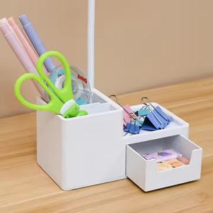 Lámpara de Escritorio con Cajón de Almacenamiento, Luz Nocturna LED Recargable con Protección Ocular, Lámpara de Lectura para Estudiantes - Product Image 3