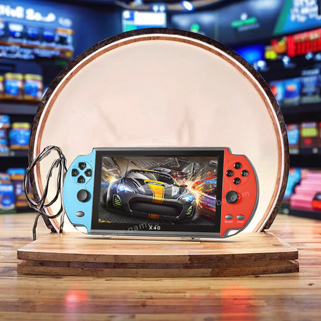 Retro X7plus Game Console 5.1inch HD Screen 8GB Dual Rocker Portable Handheld Wi-Fi 10000 Built-in Games Gifts