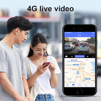 Caméra embarquée Android 4G 3 canaux avec GPS Wifi ADAS+DMS Caméra embarquée APP Streaming en direct à distance 4G 3 objectifs Caméra de voiture 3 canaux DVR de voiture