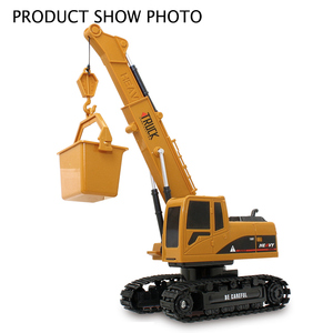 2021 doppi modelli telecomando orologio giocattoli interattivi RC gru giocattoli <span class=keywords><strong>camion</strong></span> - Product Image 4
