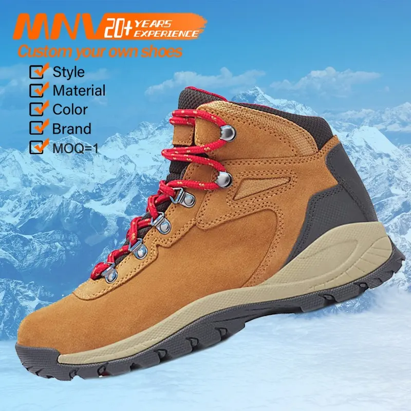 Factory Custom High Quality Classic Outdoor Mountain Sport Shoes Waterproof High Cut Women Men Hiking Boots