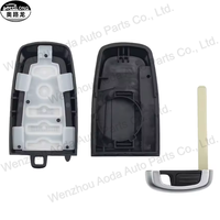 Boîtier de clé de voiture universel programmable à 2/3/4/5 boutons, coque de clé intelligente pour clés de voiture Ford
