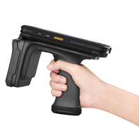 Escáner PDA UHF Portátil con Android 13 de 5.2 Pulgadas, Lector de Códigos de Barras 2D y Lector de Etiquetas RFID, Terminal Portátil Resistente al Agua