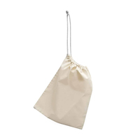 Pochette d'emballage cadeau en lin et coton écologique, sac à cordon personnalisé en coton biologique, vente en gros