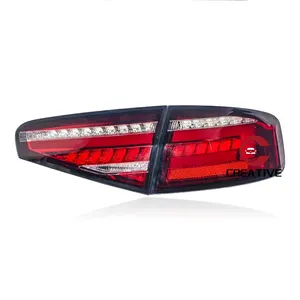 Car Tail Lights for Audi A4L 2009 2010 2011 2012 Taillight assembly B8 Upgrade B9 New Style LED Rear Lights