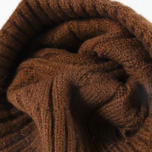 Gorro de Lana Acrílica 100% de Alta Calidad, Estilo Retro Clásico, con Logotipo Personalizado, Gorro de Hombre con Trenzas - Product Image 2