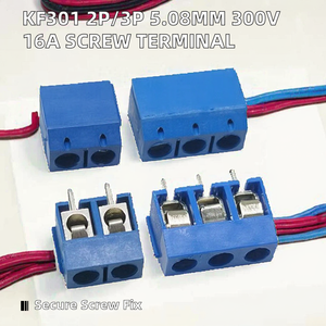 ขั้วต่อสายไฟแบบสกรู Y-DONG-A XR001690 ABS 2P 3P ระยะพิทช์ 5.08 มม. ชนิดต่อประกบ 300V/16A - Product Image 2