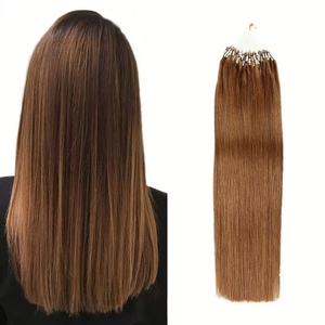 Extensions de cheveux Remy 100% naturels à micro-anneaux, 14-24 pouces, pour pose facile, vente en gros - Product Image 4