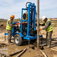 Foreuses minières motorisées diesel pour puits d'eau agricoles, profondeur max. 200 m, diamètre 50 mm