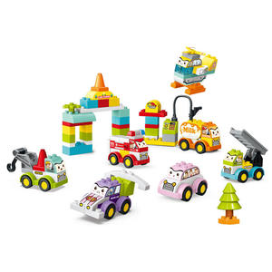 Ensemble de blocs de construction ABS : Fusée spatiale / Vue sur la ville / Robot transformable – Jouets éducatifs en briques DIY - Product Image 6