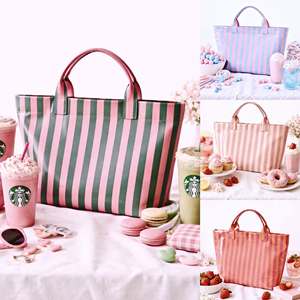 Colorful Striped City Girl Handbag Portable Pvc Clear Rainbow Stripe Shoulder Weekend Trips Commuter Tote <b>Bag</b> - Product Image 4