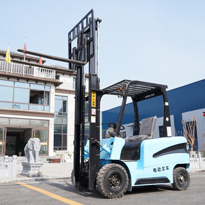 בית שימוש מיני חקלאי מלגזה 3 טון 3.5 טון 60/72v סוללה חשמלית מלאה 4wd מזלג חשמלי חדש להרים להרים כל שטח אוטומטי - Product Image 5