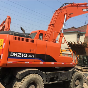 21ton Good Performance Doosan DH210W-7 DH210 <b>Engineering</b> <b>Construction</b> <b>Machinery</b> Used Korea Doosan DH210W-7 Wheel Excavator - Product Image 1