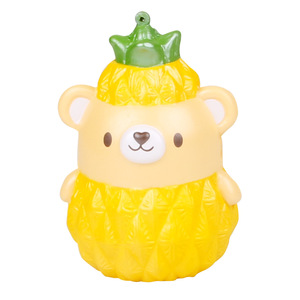 Pineapple Bear PU <b>Squishy</b> Toy 2-4 Years Unisex Fidget Toy - Product Image 5