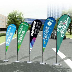 Custom Flying Teardrop Flag Banners Vinyl Advertising <b>Beach</b> Flags for Outdoor Usage-Bali Bow Sail Swooper - Product Image 3