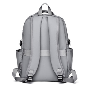 Laptop <b>Backpack</b> Oxford Cloth 14 Inches Antibacterial <b>Large</b> Capacity Travel School Bag Casual Style Neutral Gender - Product Image 4