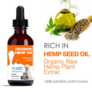 น้ำมันกัญชาสำหรับสัตว์เลี้ยงออร์แกนิกสำหรับบรรเทาอาการปวดภูมิคุ้มกันการแยกความวิตกกังวลของสุนัขและแมวหยด - Product Image 2