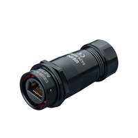Connecteur réseau RJ45 robuste Weipu SA24, prise Ethernet circulaire IP67, stock d'usine d'origine pour l'automatisation des données industrielles