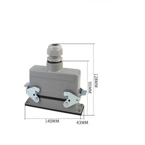 HD-015, HD-015-MC,15pin dairesel konnektör ağır tek fazlı kondansatör başlangıç endüksiyon motoru