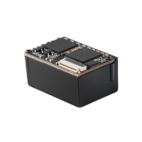 DE2166 Mini lector de código QR de montaje fijo USB TTL RS232 motor de escaneo con cable Módulo de escáner de código de barras integrado en Stock