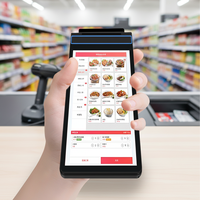 Terminal de point de vente Android de haute qualité 8 pouces 1280*800, portable, pour le commerce de détail, avec lecteur de codes-barres SDK pour intérieur