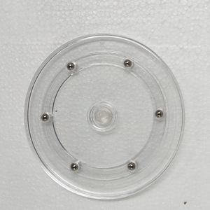 Rak Display meja putar baja karbon 100mm, piring malas dapur - Product Image 3