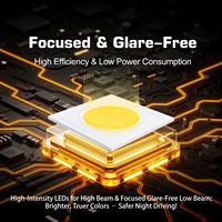 Module de phares antibrouillard LED super lumineux à lentille matricielle pour installation sans dégâts, compatible avec les modèles Y/3