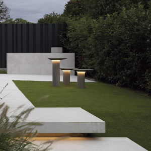 Lámpara de Jardín Moal de Cemento, IP65 Impermeable, para Exteriores, Villa, Terraza, Patio, Parque, Decorativa - Product Image 4