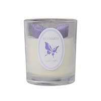 CN Fantasy Schmetterlingsförmige Handgemachte Gemischte Wachs-Aromatherapie-Kerze ohne Duftstoffe als Geschenk für die Freundin