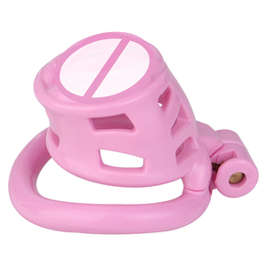 FRRK-271 Cage à pénis en résine ABS avec tube en métal/silicone, dispositif de chasteté pour pénis, dispositif de restriction du pénis pour la pratique BDSM, retenue de l'orgasme pour hommes - Product Image 2